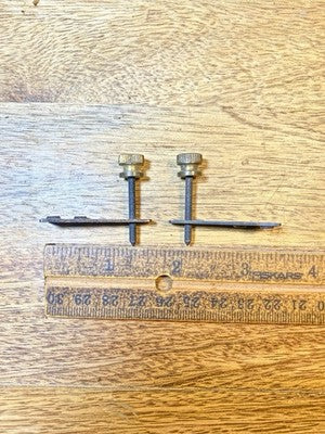 Clock Movement Mounting Screws (Dia On Threads Is 2.3mm)     (KD4241)