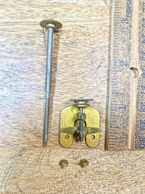 New Haven Clock Movement Pendulum Bridge (See Pics To ID Movement)  (KD2971)