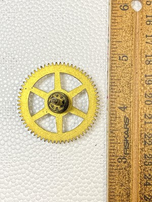 New Haven Clock Movement Strike Side 2nd Wheel (See Pics To ID Mvmt)  (KD2952)