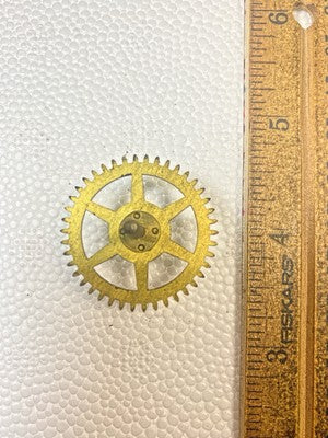 New Haven Clock Movement Time Side 3rd Wheel (See Pics To ID Mvmt)  (KD2956)