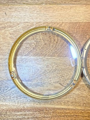 Clock Bezel W/ Convex Glass (6.3 Inch Dia, 5.4 Inch Inner Dia)    KD4533