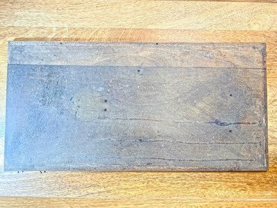 Old Parlor Clock  Back Board (15 1/16 X 7 7/16 Inches) (LL5359)