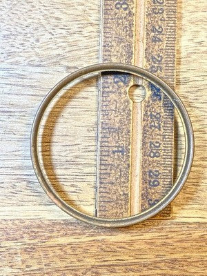 Vintage Clock Dial Trim Ring 54.2mm Outer Diameter 49.4mm Inner Dia.    (KD4294)