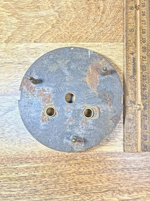 Old 104.1mm Diameter Clock Porcelain Dial For Parts/Repair   (KD3201)