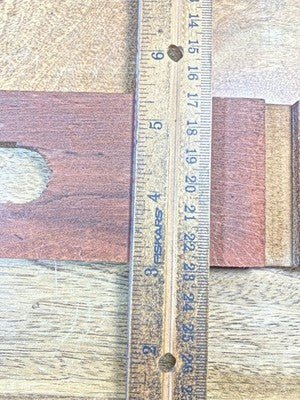 Antique Clock (Weight Driven) Wooden Side Dial Mount Part   (LL5351)