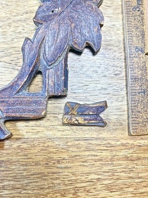 Wooden Cuckoo Clock Surround (Parts Or Repair) - Vintage Clock Parts LL5376