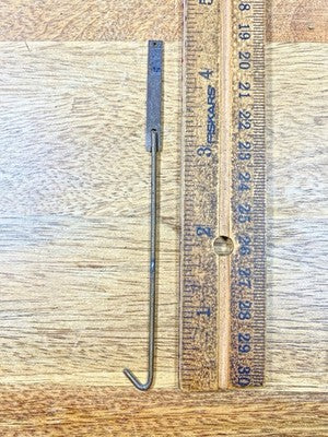 4 1/2 Inch Long Clock Pendulum Rod and Spring (Needs Pin/Wire At Top) (KD3155)
