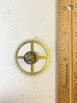 Ingraham (Stamped 11 40) Clock Movement Escape Wheel   (KD2556)