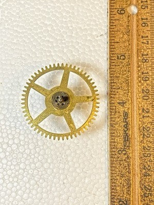 Made In Japan Clock Movement Strike Side 4th Wheel (See Pics To ID Mvmt)  KD4264