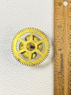 New Haven Clock Movement Strike Side 3rd Wheel (See Pics To ID Mvmt)  (KD2951)
