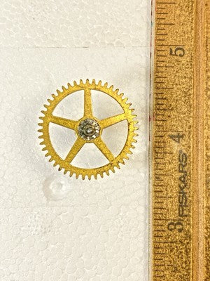 Herschede Clock Movement Strike Side 2nd Wheel (See Pics To ID Mvmt)  (KD2682)