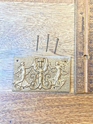 Antique Sessions Clock Case Metal Trim Piece (KD4566)
