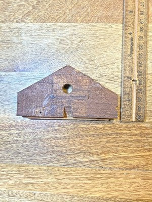 Cuckoo Clock  Top Back Board - Vintage Clock Parts KD3762