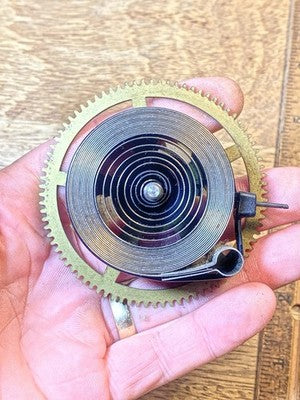 Old Sessions Clock Movement Strike Side  Main Wheel (See Pics to ID Mvmt)(KD4588