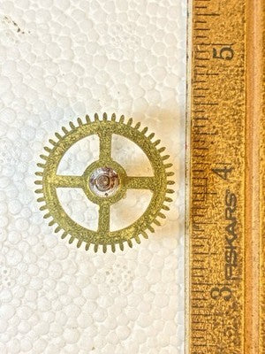 Herschede Clock Movement Strike Side 2nd Wheel (See Pics To ID Mvmt)  (KD4224)