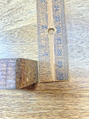 Wood Clock Trim Piece (8 X 1 1/2 Inches) - Vintage Clock Parts KD3280