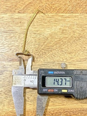 Antique Clock Movement Verge Or Crutch (Measures 14.37mm Between Teeth) (KD3153)