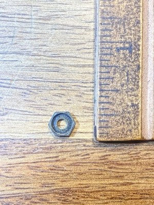Unmarked Plymouth Clock Hands Nut (See Pics To ID Movement) (KD4486)