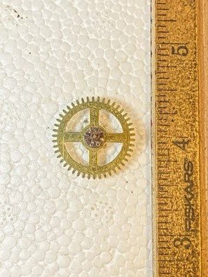 Herschede Clock Movement Time Side 4th Wheel (See Pics To ID Mvmt)  (KD4220)