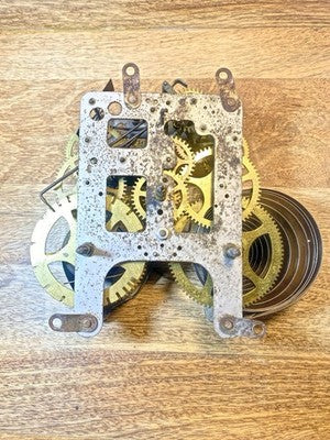 Gilbert Clock (Steel Plates) Strike Side Side 2nd Wheel (See Pics to ID) KD4441