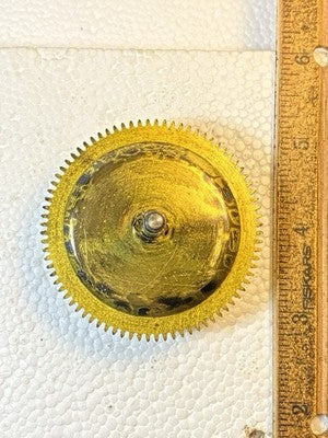 Antique New Haven Clock Movement Strike Side Main Wheel (KD4334)