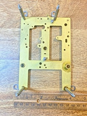 Sessions Chime Clock Front Plate (Looks Good) - Vintage Clock Parts KD3409