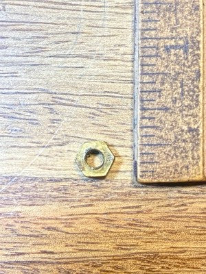 Gilbert Clock Movement (Stamped 24) Plate Nut  (KD4398)