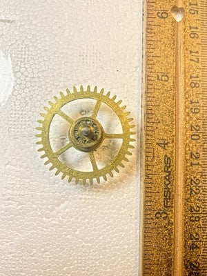 Seth Thomas 89K Clock Time Side 3rd Wheel - Vintage Clock Parts KD3477