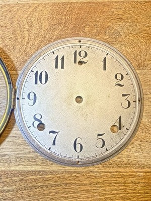 Gilbert Clock Dial (5.88 Inch Dia) W/ Bezel And Convex Glass     (KD4387)