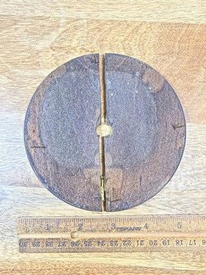 Cuckoo Clock  Dial Pan (4 7/8 Inches Dia) For Repair- Vintage Clock Parts KD3270