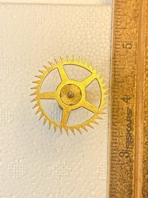 New Haven Wall Clock Movement Escape Wheel (See Pics To ID Mvmt)KD4527