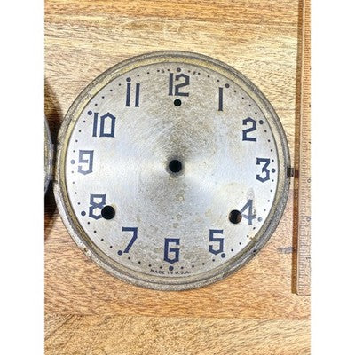 Antique Clock Dial (6.17 Inch Dia) W/ Bezel (No Glass) (KD1340)