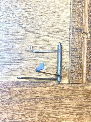 Old Sessions Clock Movement Drop Lever (See Pics to ID Mvmt) (KD4576)