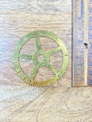 Clock Movement Count Wheel  (65.5mm Dia, 9.2mm Inner Dia)   (KD3064)