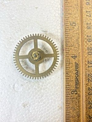 DRGM Clock Movement Time Side 4th Wheel (See Pics To ID Movement)   (KD2637)