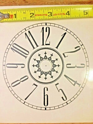 Paper Clock Dial, 5 Iinch,  Arabic Numeral               (PAPER DIAL LOT 157)