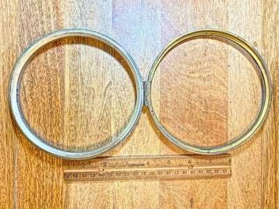 Antique Clock Bezel (No Glass) (148.3mm Dia, 133.2mm Inner Dia) (KD4035)