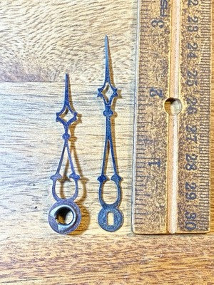 Sessions Clock Hands (See Pics To ID Mvmt) - Vintage Clock Parts KD3382