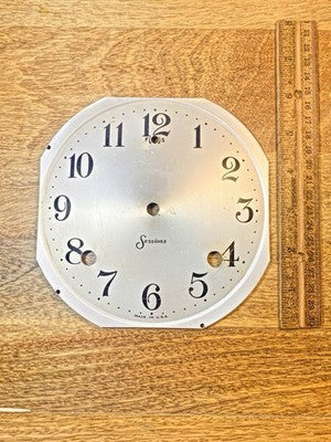 Sessions Clock Movement Dial Pan - Vintage Clock Parts (KD3501)