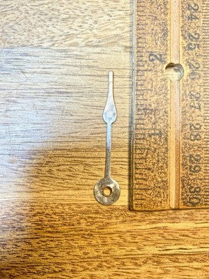 Clock Hour Hand 1 3/4 Inches Long (Arbor Is 2.7mm Dia.) - Vintage Clock KD3508