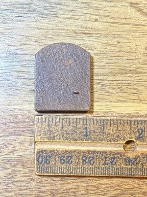 Cuckoo Clock Door ( 1 1/4  X 1 Inches)- Vintage Clock Parts KD4068