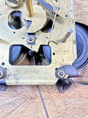 5 1/8 Inch Long Korean Clock Pendulum Rod and Spring (D2926)