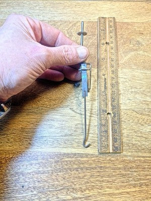 Ingraham (Stamped 12 27) Clock Movement Pendulum Bridge (KD4541)