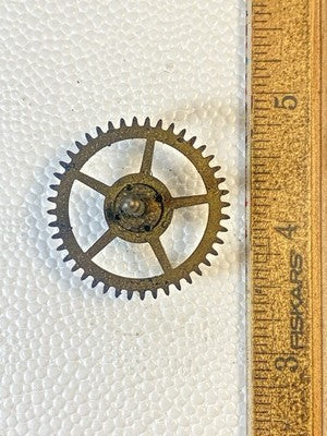 Sessions Clock Movement Time Side 4th Wheel (See Pics To ID Mvmt) (KD3096)
