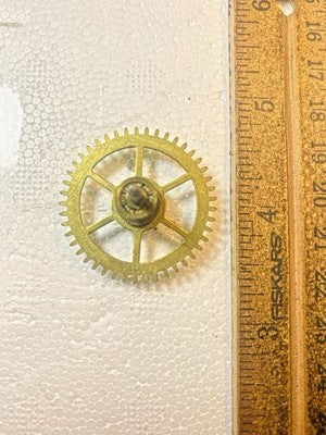 Seth Thomas 89K Clock Time Side 4th Wheel - Vintage Clock Parts KD3476