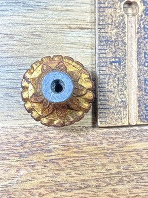 French Mantel Clock Candle Stick Foot (Dia. On Threads Is 3.4mm) (KD3142)