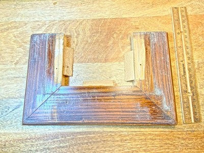Old Wooden Clock Trim Piece (9 1/2 X 6 X 3/4 Inches)     (KD3741)