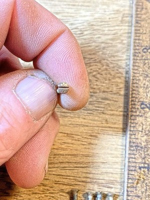 Sessions Clock Dial Pan Mounting Screws - Vintage Clock Parts KD3385