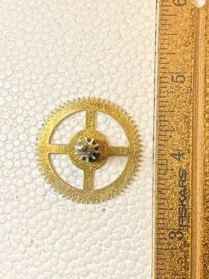 Perivale Clock Movement Strike Side 2nd Wheel - Vintage Clock Parts KD3716