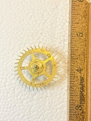 New Haven Clock Movement Escape Wheel (See Pics To ID Mvmt) (KD4467)
